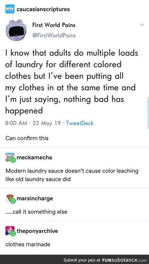 Laundry sauce