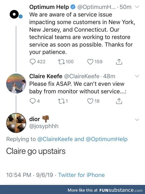 Gotdammit, Claire. Take the elevator!