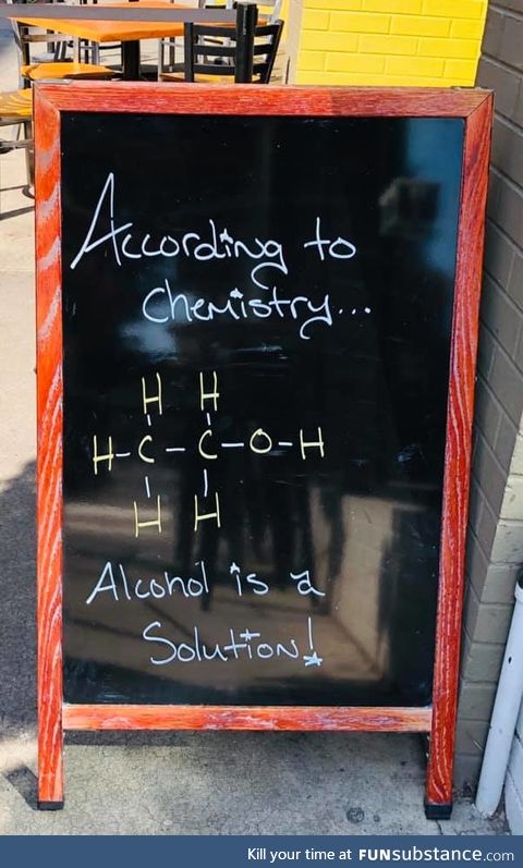 It's chemical