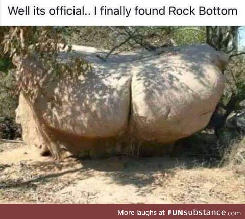 Rock bottom