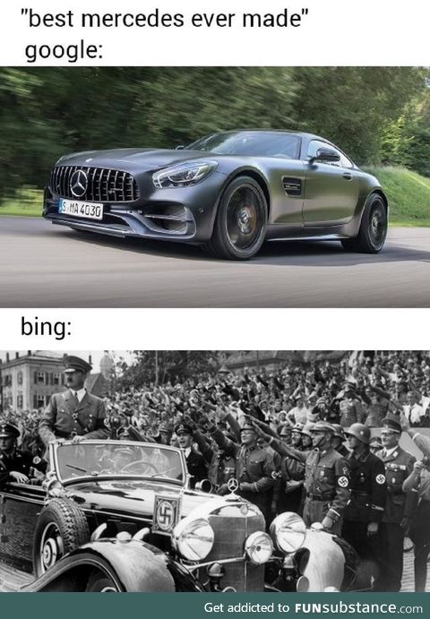 Use bing Not google