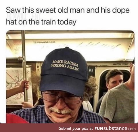 Racism bad ,old man good