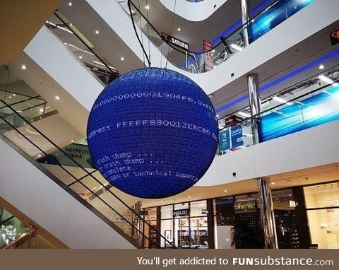 Blue Screen of Death Star