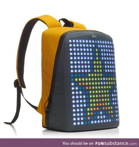 Pix Backpack with Programmable Screen Smart Digital