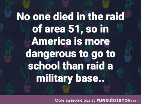 Just a thought.. 'MURICA!