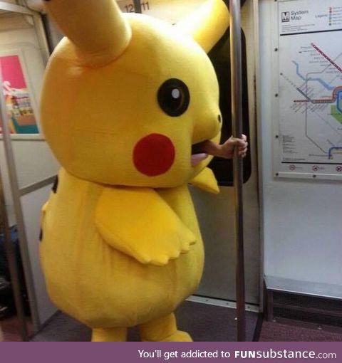 Pikachu pukes