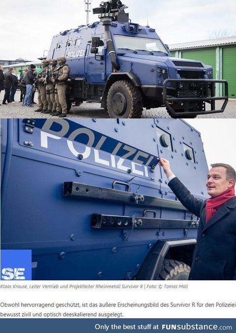 This van has a concealable "police" sign, so that no one will ever guess