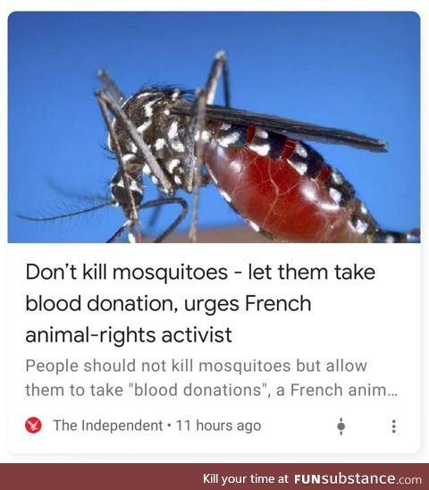 Accept malaria into your hearts