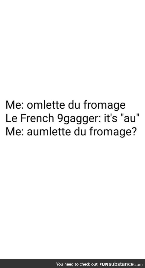 Omlette du fromage