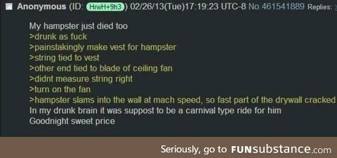 RIP speed hamster