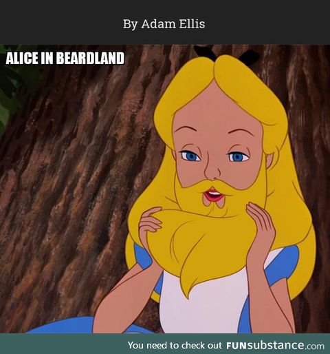 Disney Princesses with Beards 10