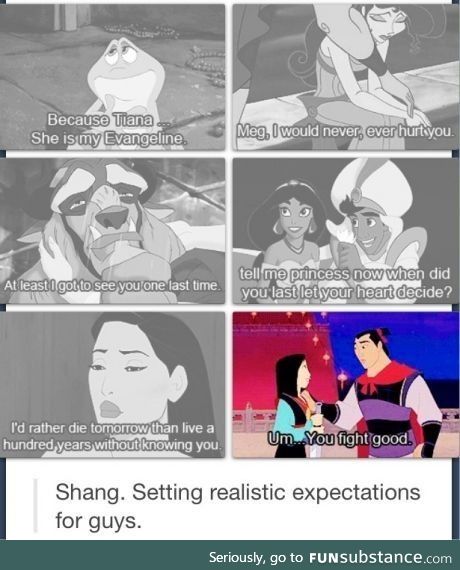 Shang is the ideal man.