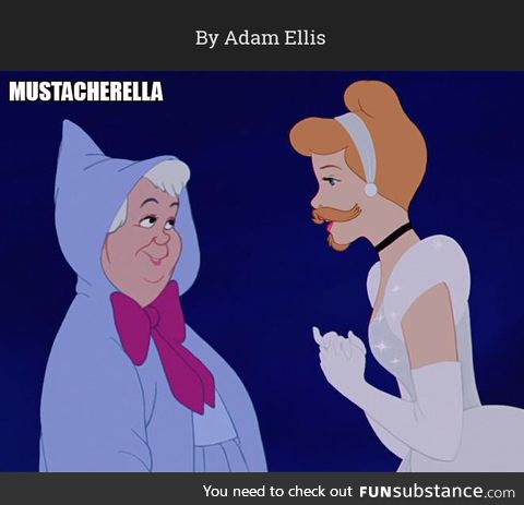 Disney Princesses with Beards 12