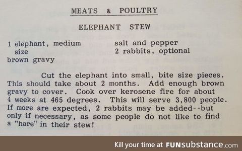 Elephant Stew