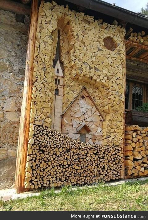 The Austrians know how to stack wood