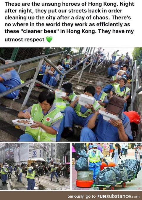 The true heroes of Hong Kong