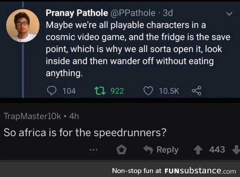 Speedrunning africa