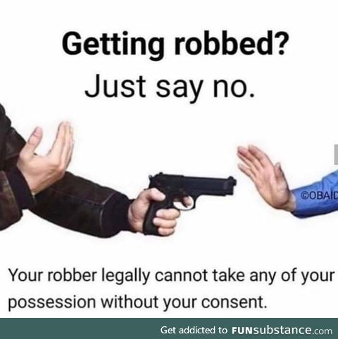 You are legally allowed to say no