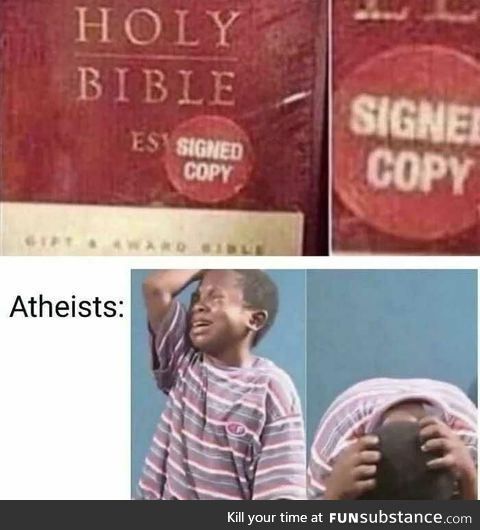 Your move atheist