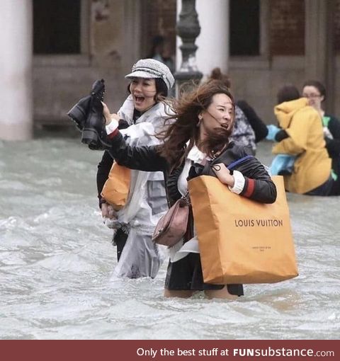 It seems easier to imagine the end of the world than the end of capitalism (Venice; Italy)