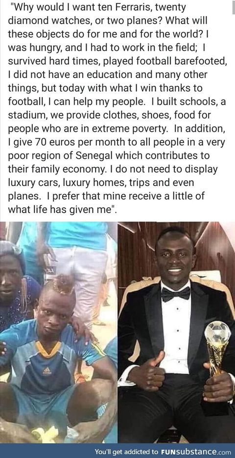 What a man Sadio Mane is