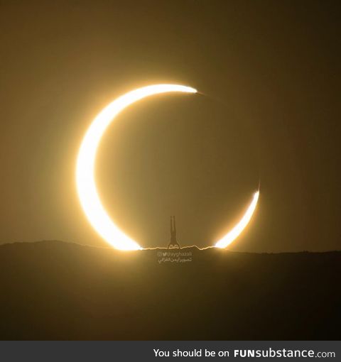 Planned for 5 months to take this solar eclipse photograph