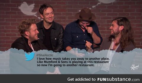 Mean Tweet for Mumford and Sons