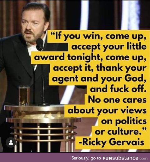 Comedians make great award show hosts.