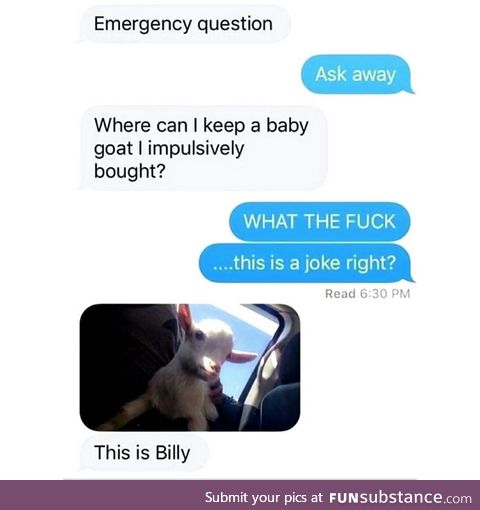 No it's Billy