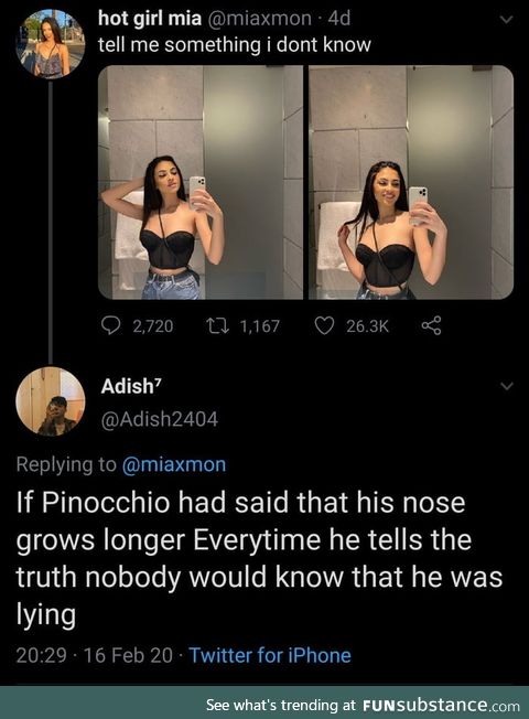 You had a loophole Pinocchio