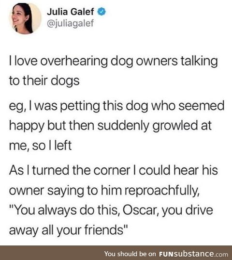 Do you talk to your dog ?