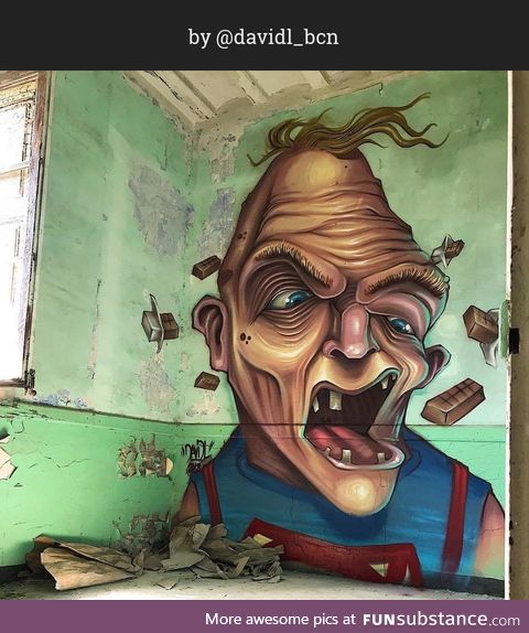 Graffiti in abandoned houses 5