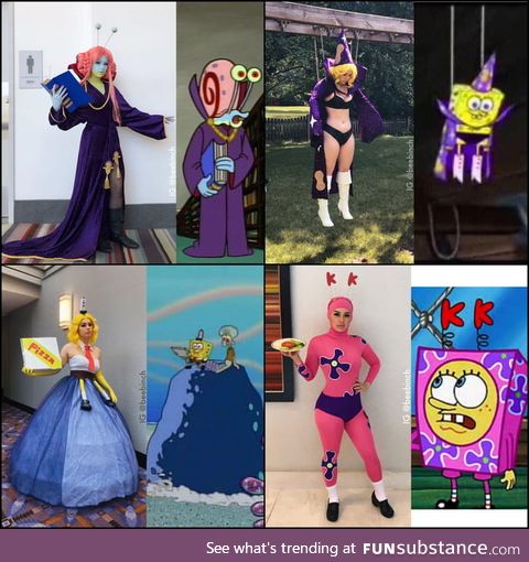 A cosplay queen