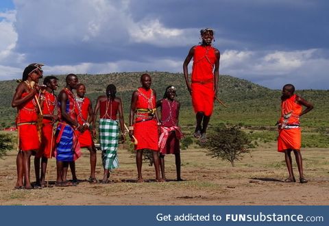 The Kenyan Maasai people. After 9/11 they donated 14 cows to America. To the tribe the