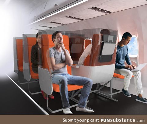 Proposed airline seating POST COVID-19