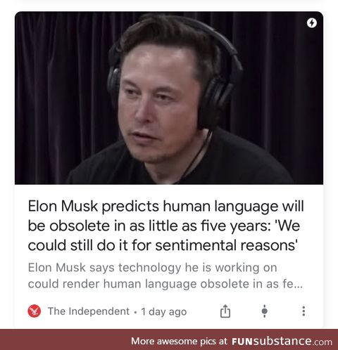 What are you doing now, Elon?