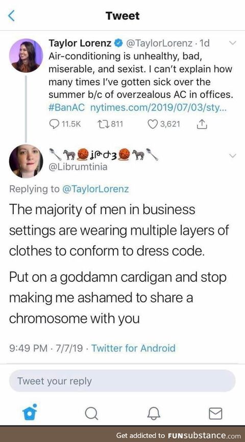 Ashamed to share chromosomes