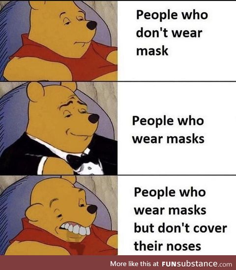 Idiots in masks