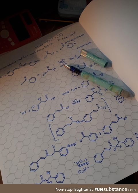 Hexagonal graph paper for organic chemistry