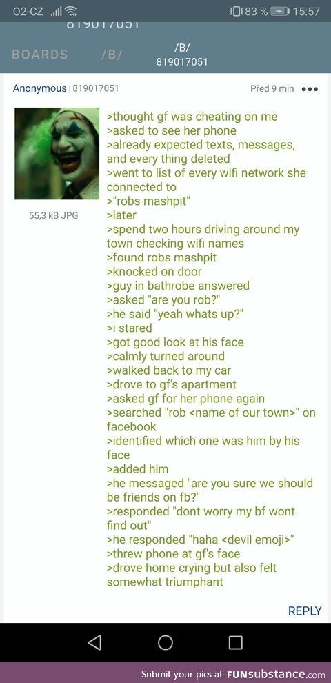 Anon holmes exposes gf