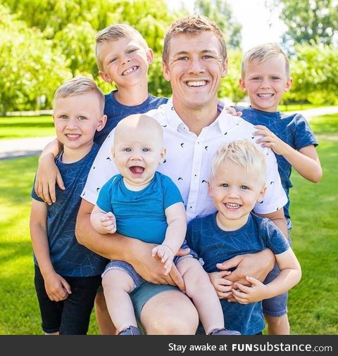 This man has five sons!