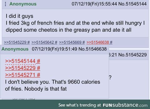 Anon is hungry