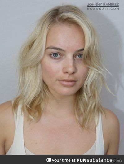 Margot Robbie no makeup