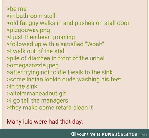 Anon had a fun time in McDonald's