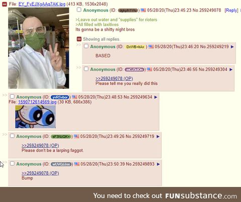 Anon shows his support for Minneapolis