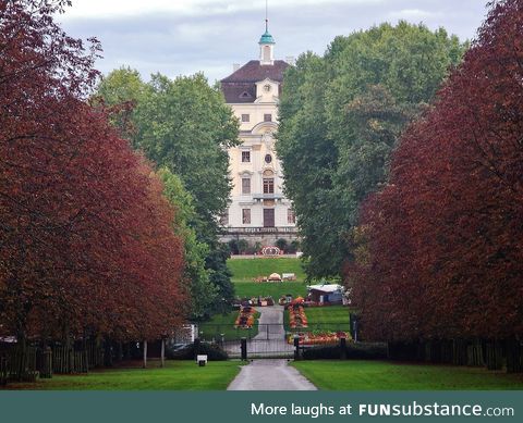 Ludwigsburg Palace, nicknamed the "Versailles of Swabia," in Baden-Württemberg, Germany