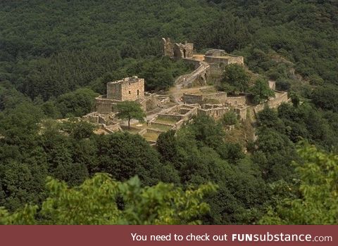 Ruins of Schmidt castle, Germany