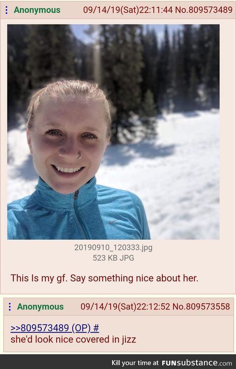 Anon has a girlfriend