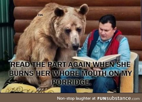 Thats what you get goldilocks!