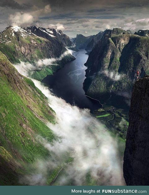 Norway. Above the clouds  by Max Rive